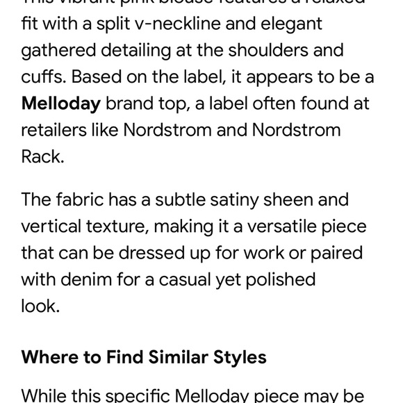 Pink metallic Melloday top
Large - Picture 4 of 4